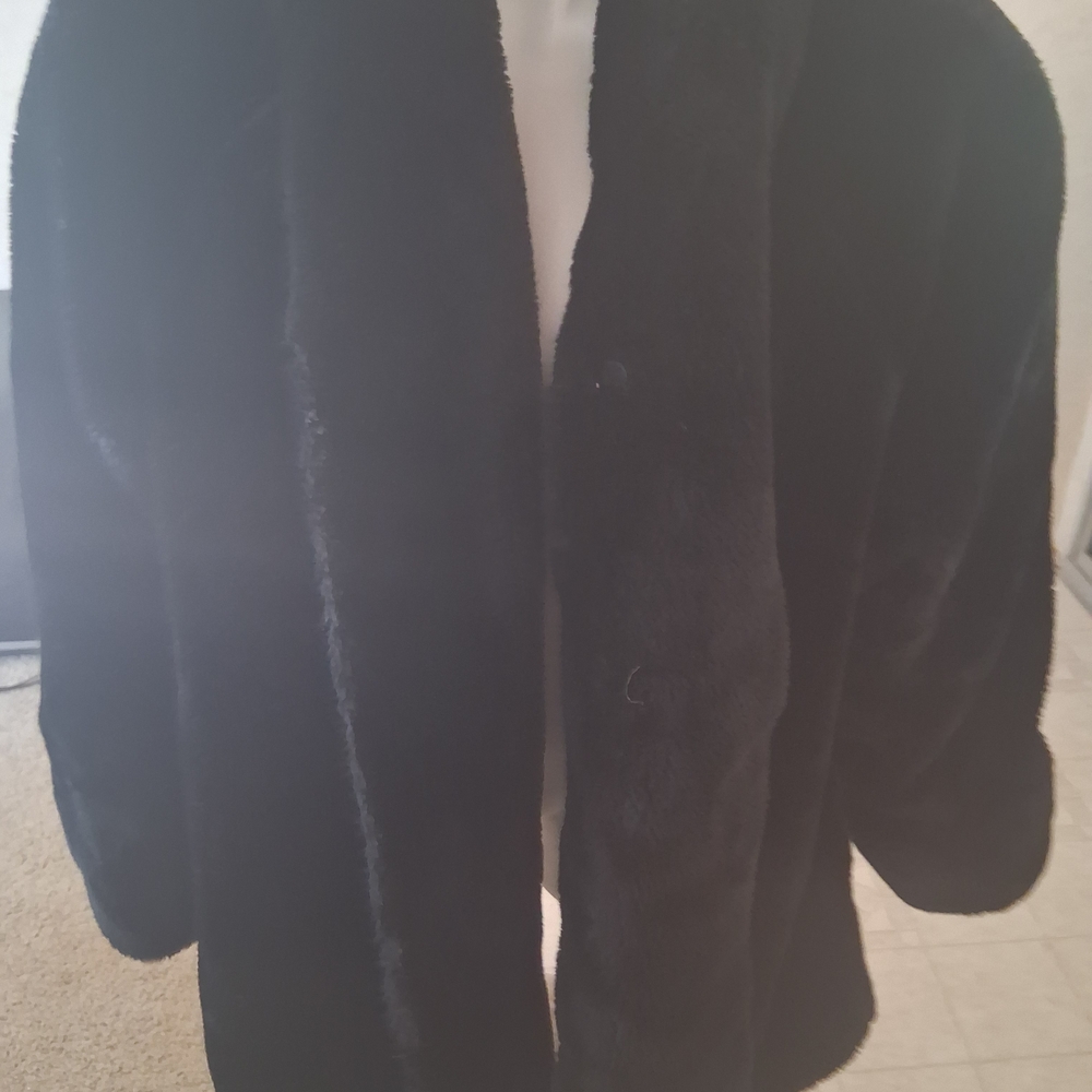 Women's Black Teddy Jacket